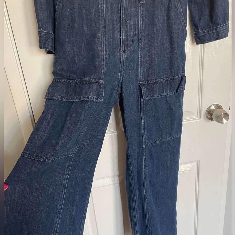 GAP denim jumpsuit women’s size 4 - Picture 2 of 6